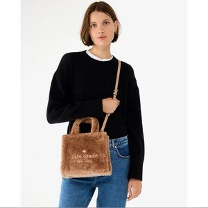 Kate Spade Ellie Faux Fur Small Tote Crossbody